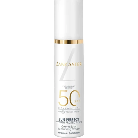 Lancaster Sun Perfect Infinite Glow Brightening Face Sunscreen SPF 50, High Protection, 50 ml