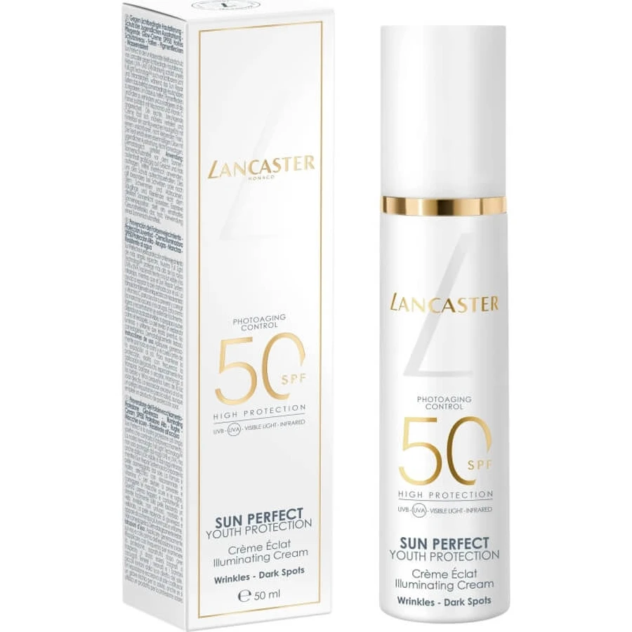 Lancaster Sun Perfect Infinite Glow Brightening Face Sunscreen SPF 50, High Protection, 50 ml