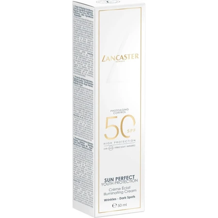 Lancaster Sun Perfect Infinite Glow Brightening Face Sunscreen SPF 50, High Protection, 50 ml