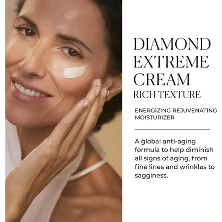 Natura Bisse Diamond Extreme – Reichhaltige Textur – Belebende und regenerierende Feuchtigkeitscreme, 50 ml
