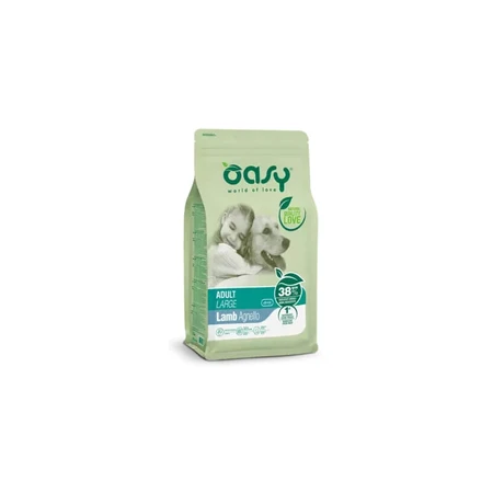 Oasy Adult Large Lamb - Complete Dry Food for Large and Giant Adult Dogs, 3 kg