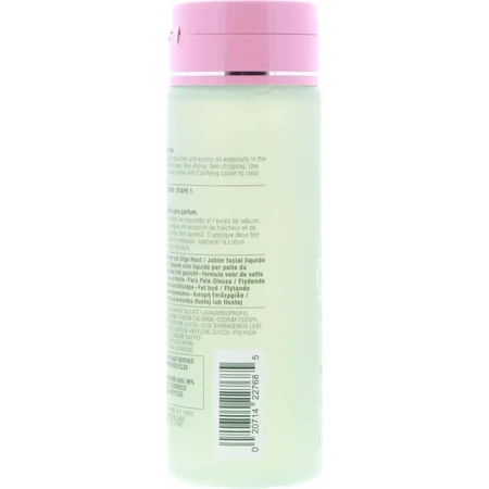 Clinique All About Clean Fórmula para piel grasa - Jabón facial líquido para piel mixta a grasa, 200 ml