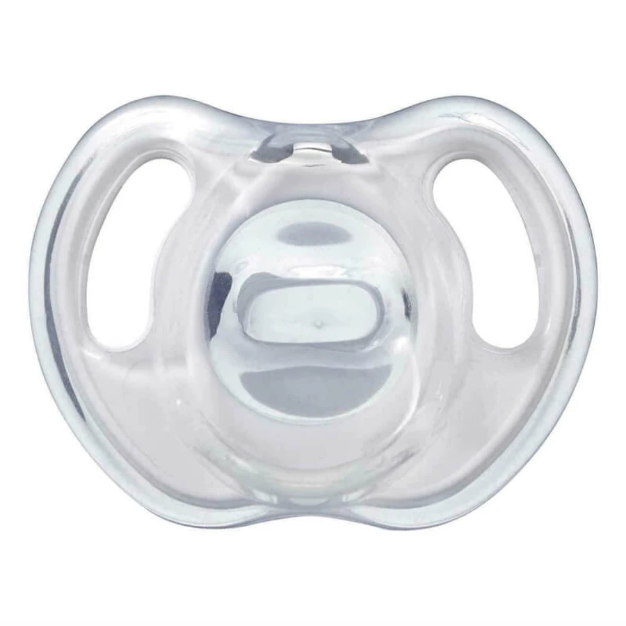 Tommee Tippee Ultra Light: 2 chupetes ortodónticos fabricados en silicona de grado médico, de 0 a 6 meses