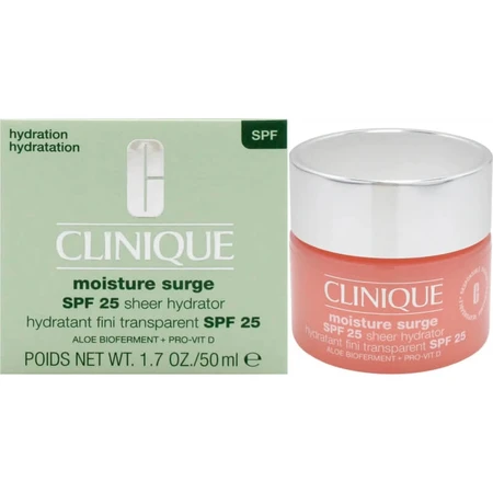 Clinique Moisture Surge SPF 25 - Crema hidratante y protectora, 50 ml