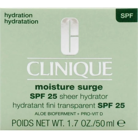 Clinique Moisture Surge SPF 25 - Crema hidratante y protectora, 50 ml