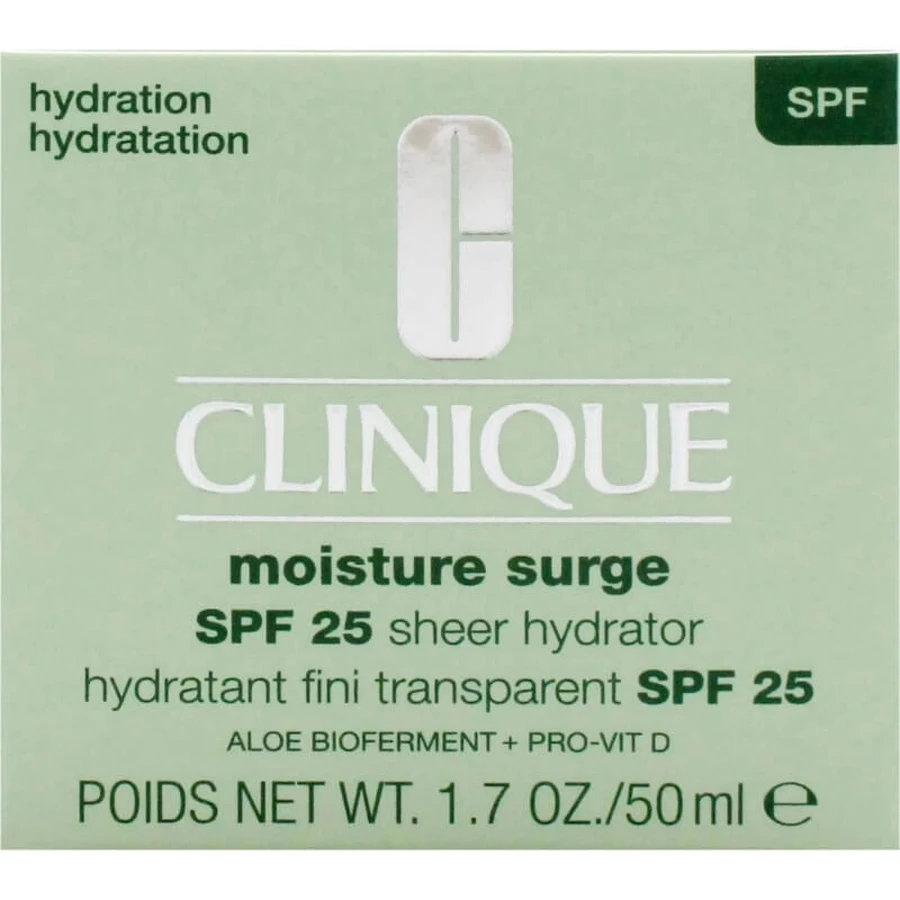 Clinique Moisture Surge SPF 25 - Crema hidratante y protectora, 50 ml
