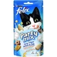 Purina Felix Party Mix Dairy Delight zuivelsnacks – Kattenlekkernijen, 60 g