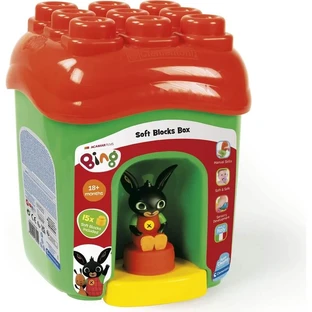 Clementoni Soft Clemmy – Bing-Eimer mit weichen Bausteinen