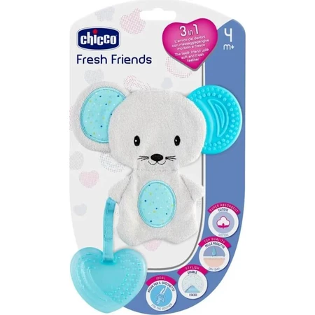 Chicco Fresh Friend - Light Blue 3-in-1 Teether