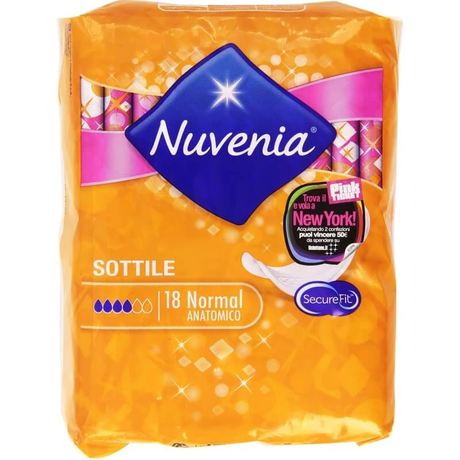 Nuvenia Comfort &amp; Protection - 18 thin pads with wings