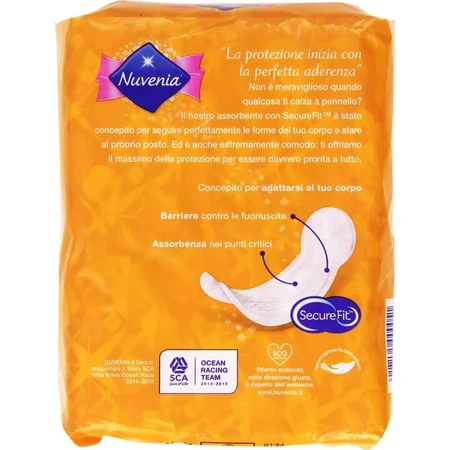 Nuvenia Comfort &amp; Protection - 18 thin pads with wings