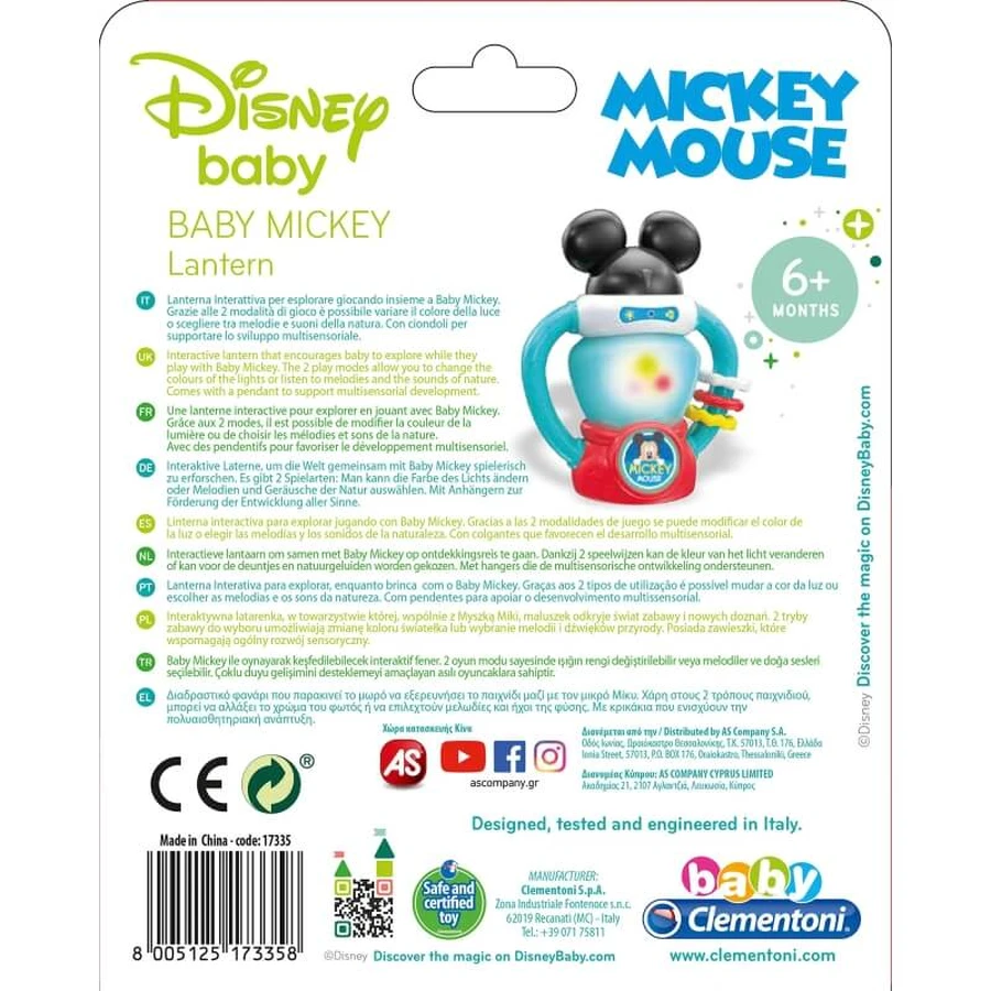 Clementoni Baby Mickey - Interactive Lantern