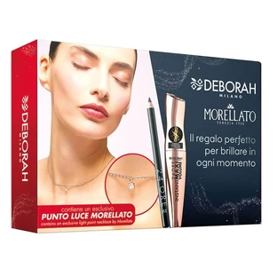 Coffret de beauté Deborah &amp; Morellato n° 01 - Mascara Instant Maxi Volume + Crayon pour les yeux + Collier
