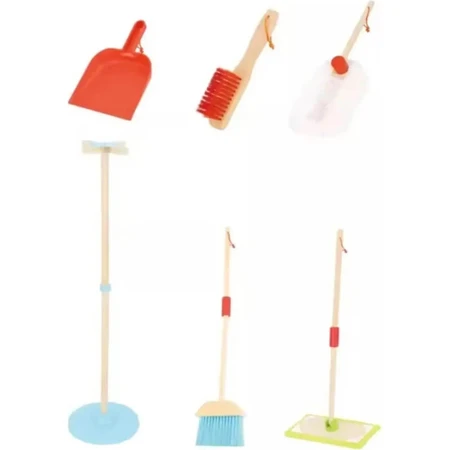 Tooky Toys houten schoonmaakset voor kinderen