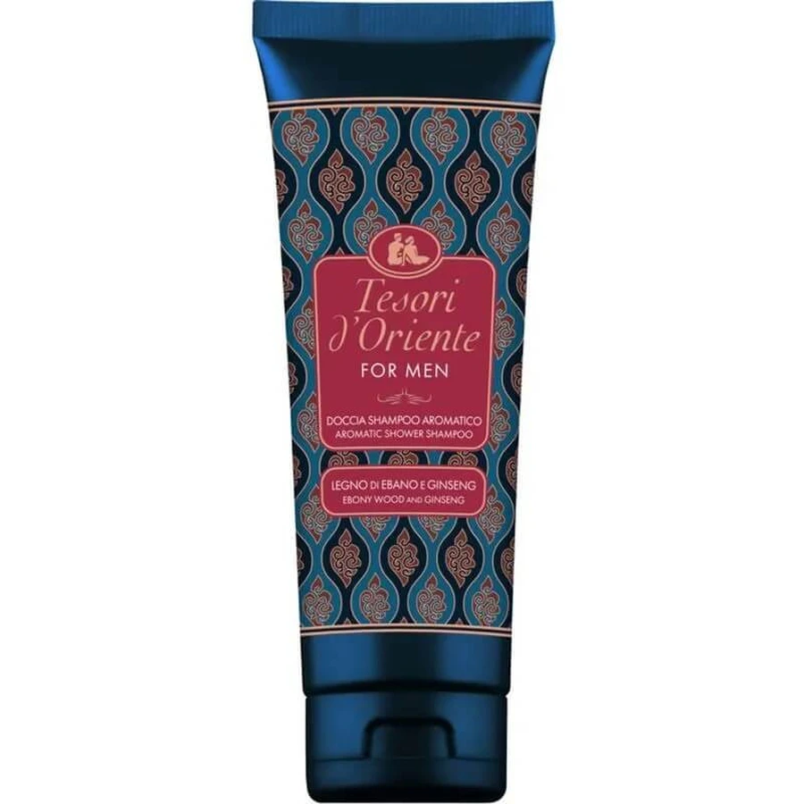 Treasures of the East: Ebony Wood and Ginseng - Aromatic Shampoo and Body Wash for Men, 250 ml