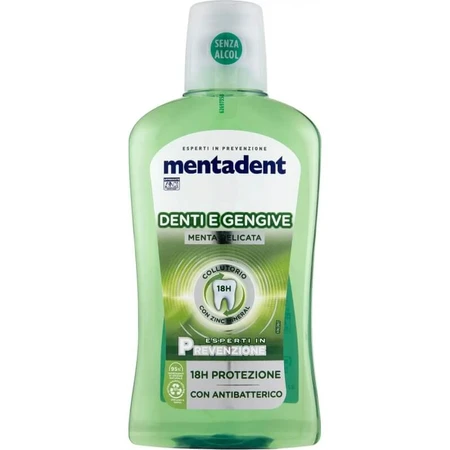 Mentadent Antibakterielles Mundwasser für umfassenden Schutz, 500 ml