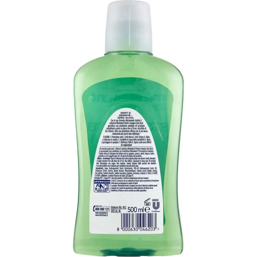 Mentadent Antibakterielles Mundwasser für umfassenden Schutz, 500 ml