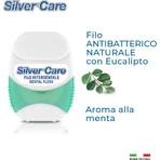 Silver Care Antibacterial Dental Floss with Eucalyptus - Mint Flavor 2x50 m
