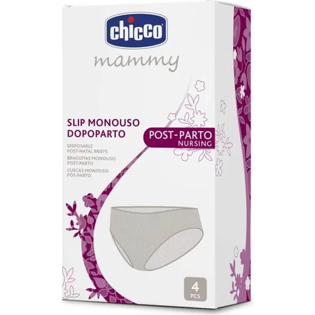 Chicco Mammy - 4 salvaslips desechables para el posparto, talla 4