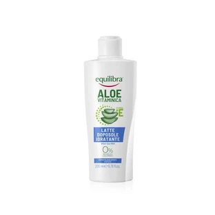 Equilibra Vitamin-Enriched Aloe - Refreshing, Moisturizing After-Sun Lotion with Aloe Vera and Vitamin E, 200 ml