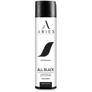 Aries Biopetcosmetic All Black – Shampoo für dunkles Fell mit Hibiskusblüten, 250 ml