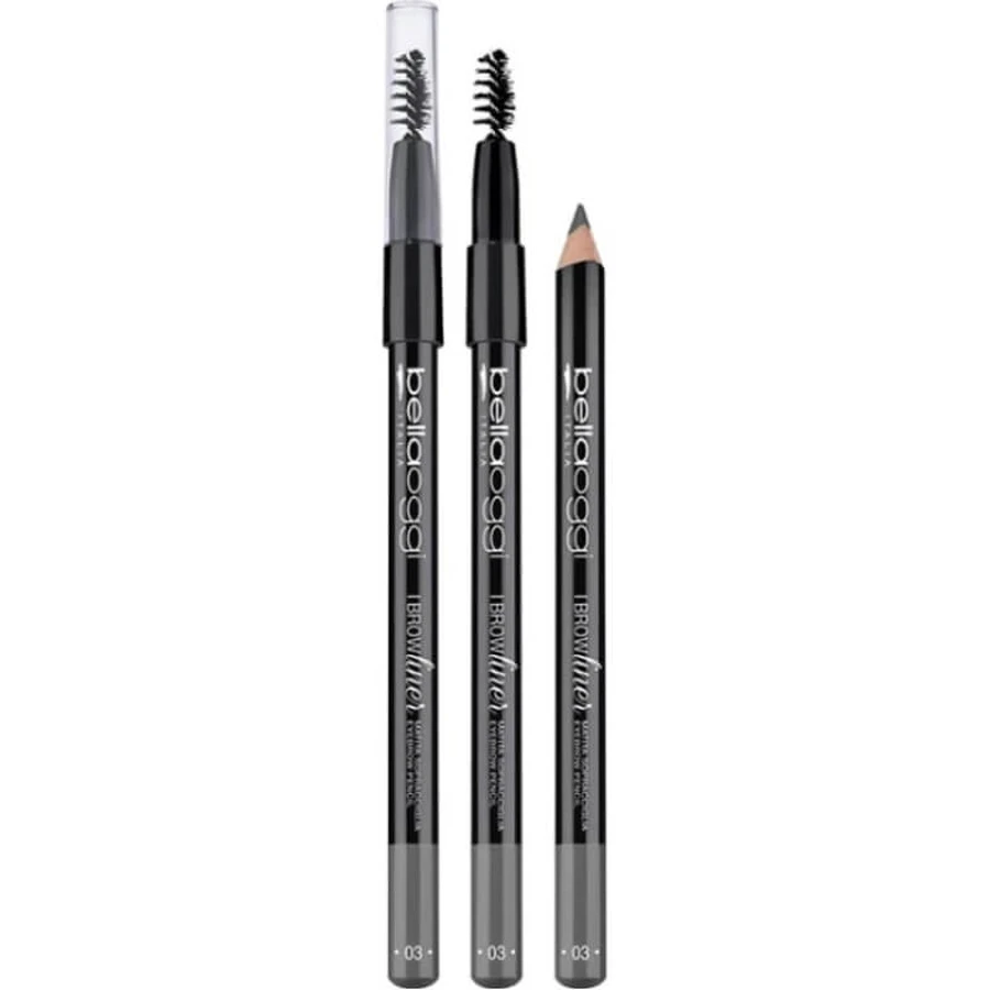Bellaoggi I Brow Liner - Wenkbrauwpotlood nr. 03 Brunette/Donkerbruin