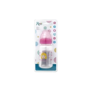 Kiokids-babyfles – roze, 240 ml, vanaf 6 maanden