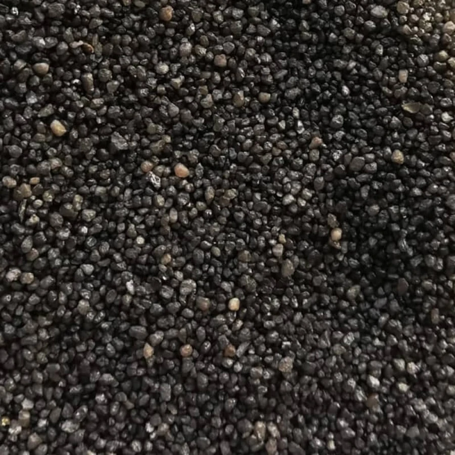 Askoll Pure Sand Midnight – feiner schwarzer Dekosand, 0,7–1,2 mm, für Aquarien, 4 kg