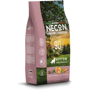 Necon Pet Food Necon Natural Wellness Pavo y Arroz - Alimento completo para gatitos, 1,5 kg