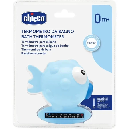 Chicco „Blue Fish“ Badethermometer mit Temperaturanzeige