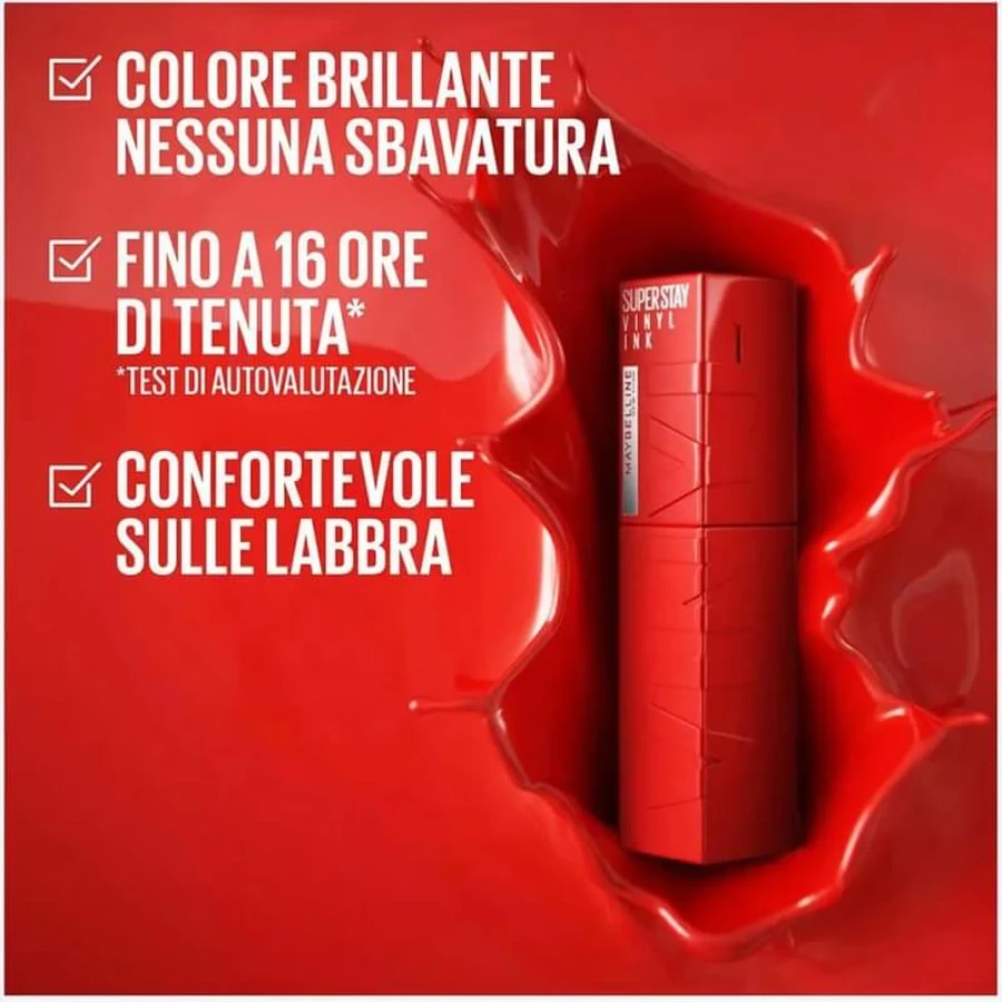 Maybelline Super Stay Vinyl Ink – Flüssiger Lippenstift Nr. 20 Coy
