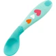 Chicco First Angled Spoon 8m+ Light Blue