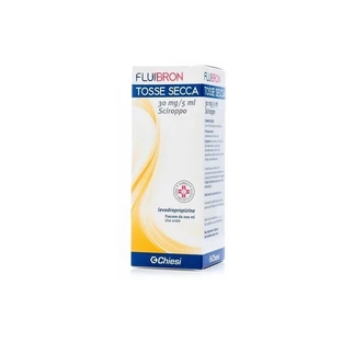 Chiesi Fluibron for Dry Cough - Dry Cough Syrup 200 ml (damaged packaging)