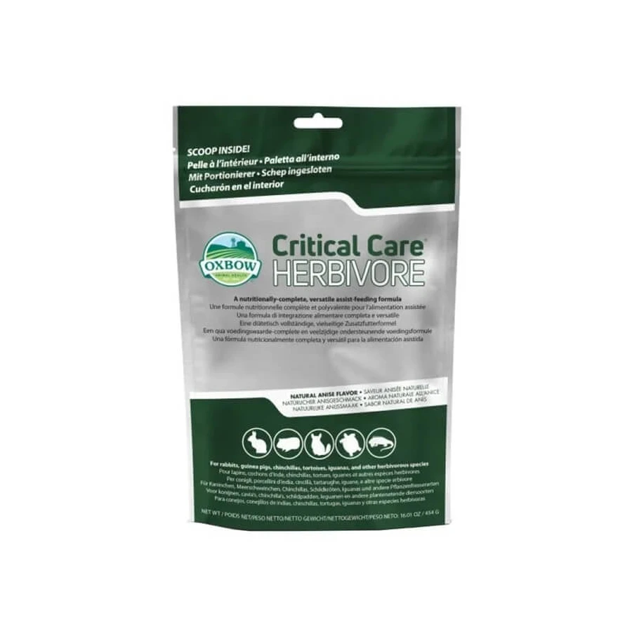 Oxbow Critical Care Herbivore - Complete Supportive Diet for Herbivores, 454 g