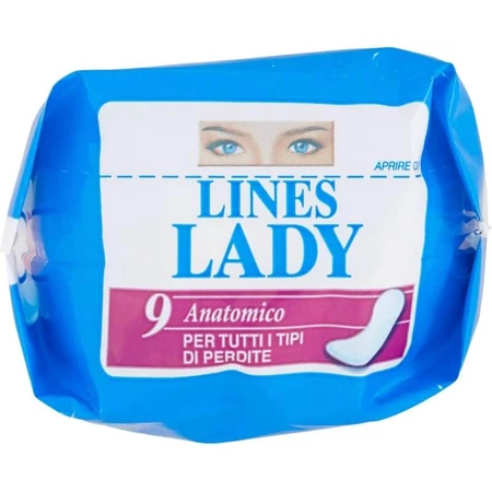 Lines Lady - 9 contoured pads for all types of discharge
