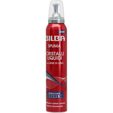 Bilba Spuma Flaxseed and Liquid Crystals Extra-Strong Hold 200 ml