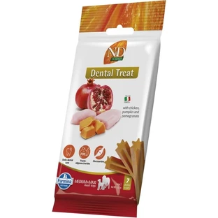 Farmina Dental Treat – Snacks für kleine Hunde: Huhn, Kürbis und Granatapfel, 60 g