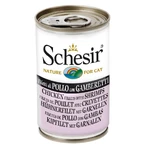 Schesir Kipreepjes met garnalen in gelei - Natvoer voor katten, 140 g
