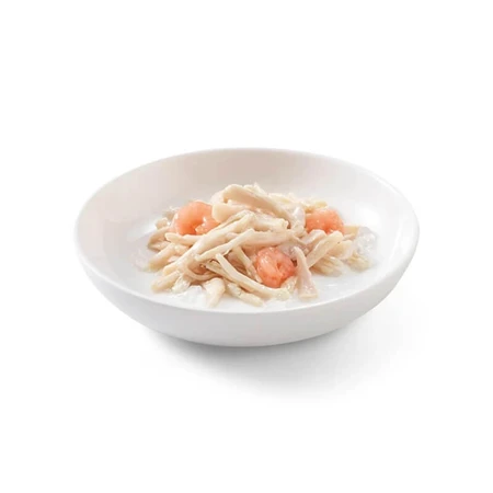 Schesir Kipreepjes met garnalen in gelei - Natvoer voor katten, 140 g