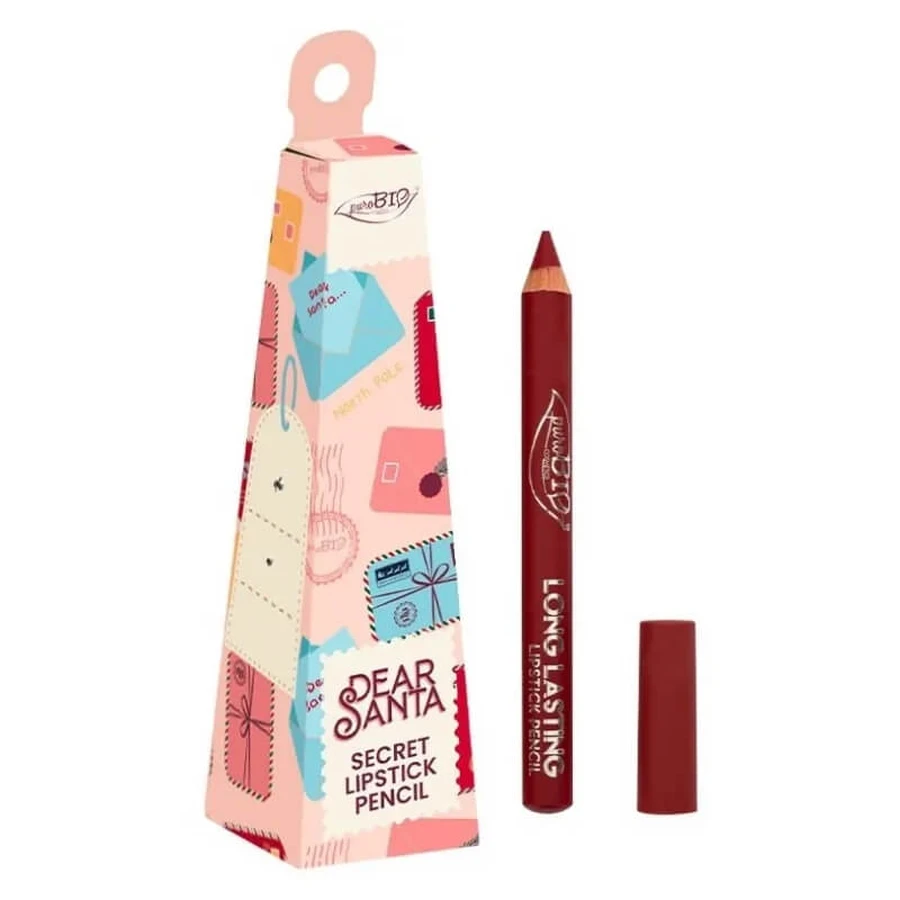 Purobio Dear Santa - Lápiz de labios Secret - Lápiz de labios 013 Frambuesa