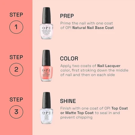 Opi Base Coat Nagellack – ntt10 Naturnagel