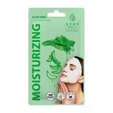 Mascarilla facial de tela «Stay Well», nutritiva y calmante, con aloe vera