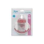 Kiokids Stage 1 Anti-Colic Training Cup for Children, 6m+, Pink