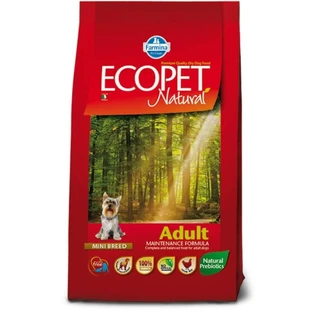 Farmina Ecopet natural adult mini pui – hrană completă pentru câini adulți de talie mică, 12 kg
