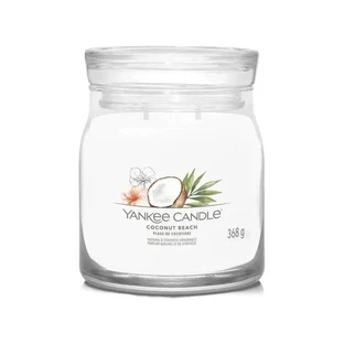 Yankee Candle Coconut Beach - Bougie parfumée Signature en pot, format moyen