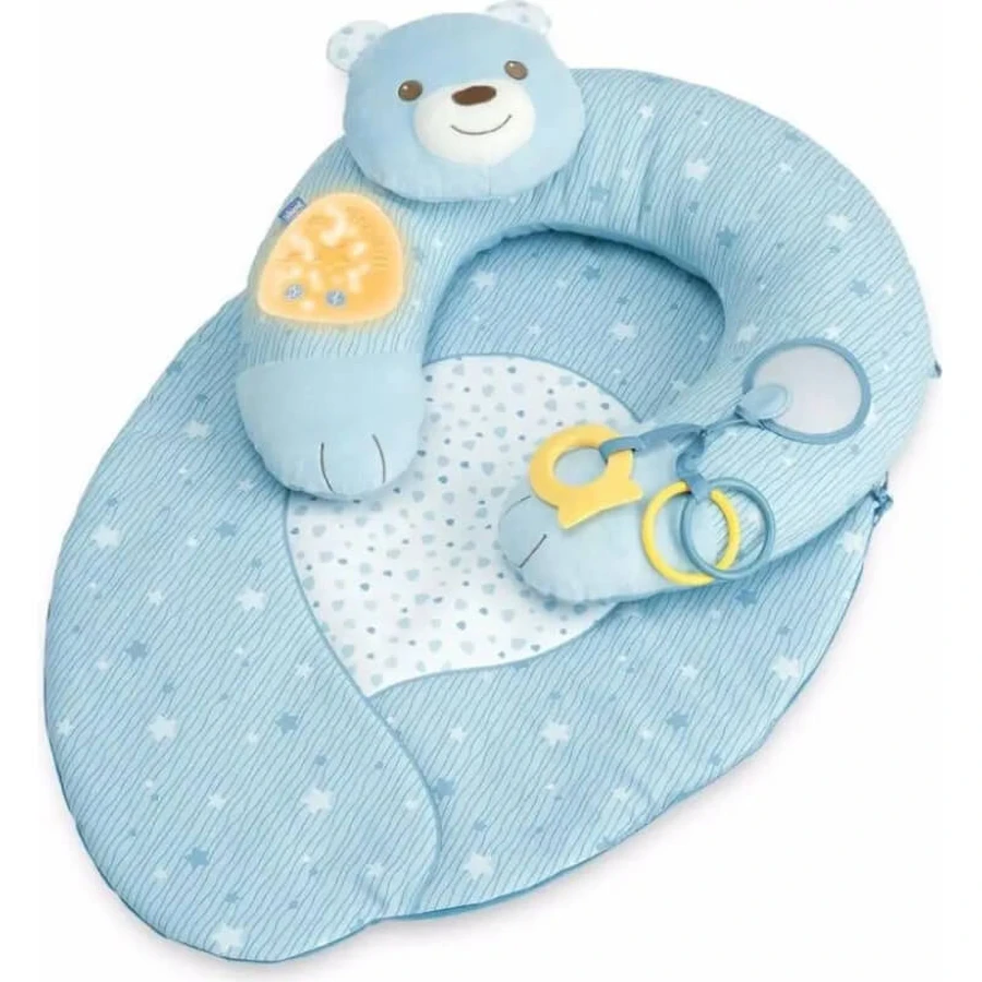 Chicco My First Nest - Light Blue Cuddly Nest Pillow