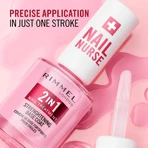 Rimmel 2-in-1 nagelverzorgende versterkende basislak - Nagelverzorging 12 ml