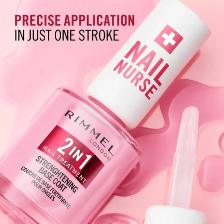 Rimmel 2-in-1 nagelverzorgende versterkende basislak - Nagelverzorging 12 ml