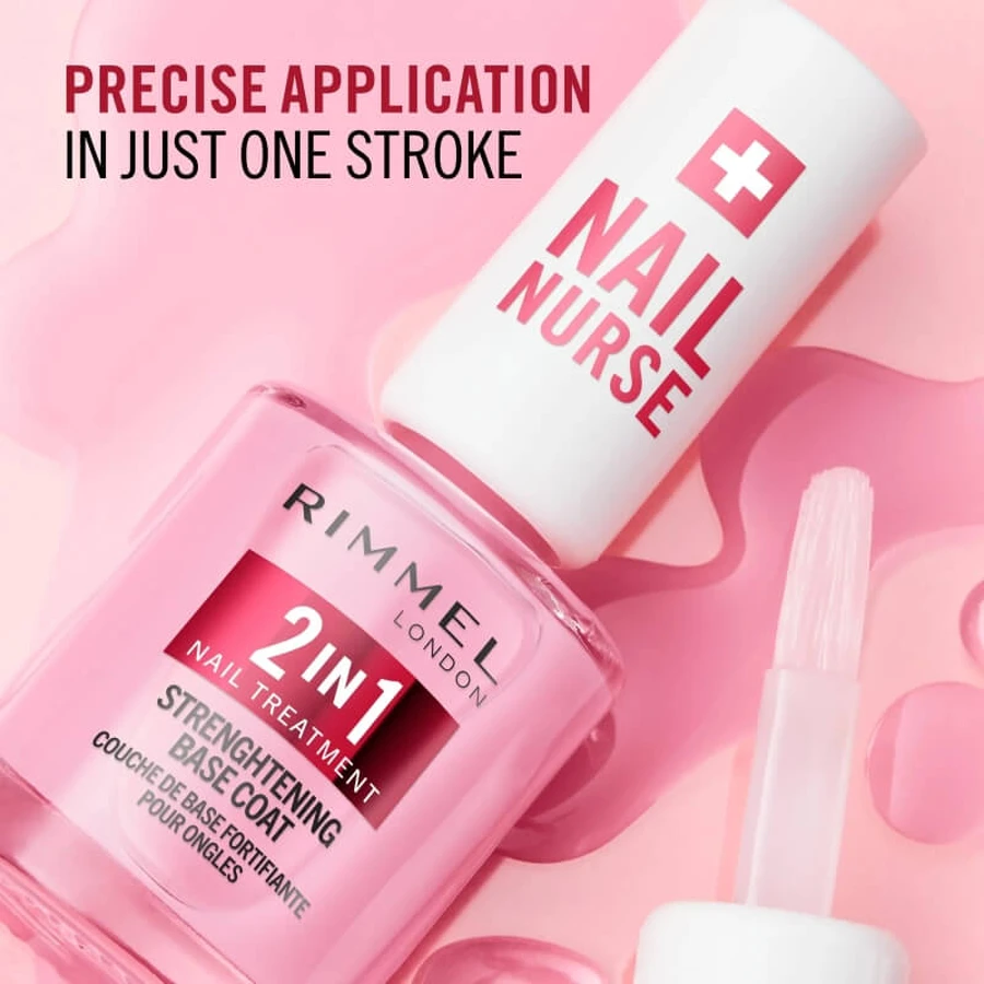 Rimmel 2-in-1 nagelverzorgende versterkende basislak - Nagelverzorging 12 ml