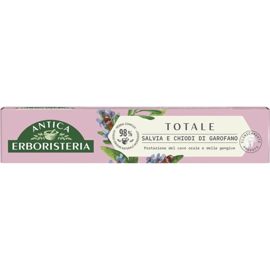Antica Erboristeria Totale Salie en Kruidnagel - Tandpasta voor mondverzorging 75 ml
